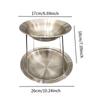 Seafood Tower 2 Tier Food Presentation Plate Trendy Versatile Seafood Tray Rack