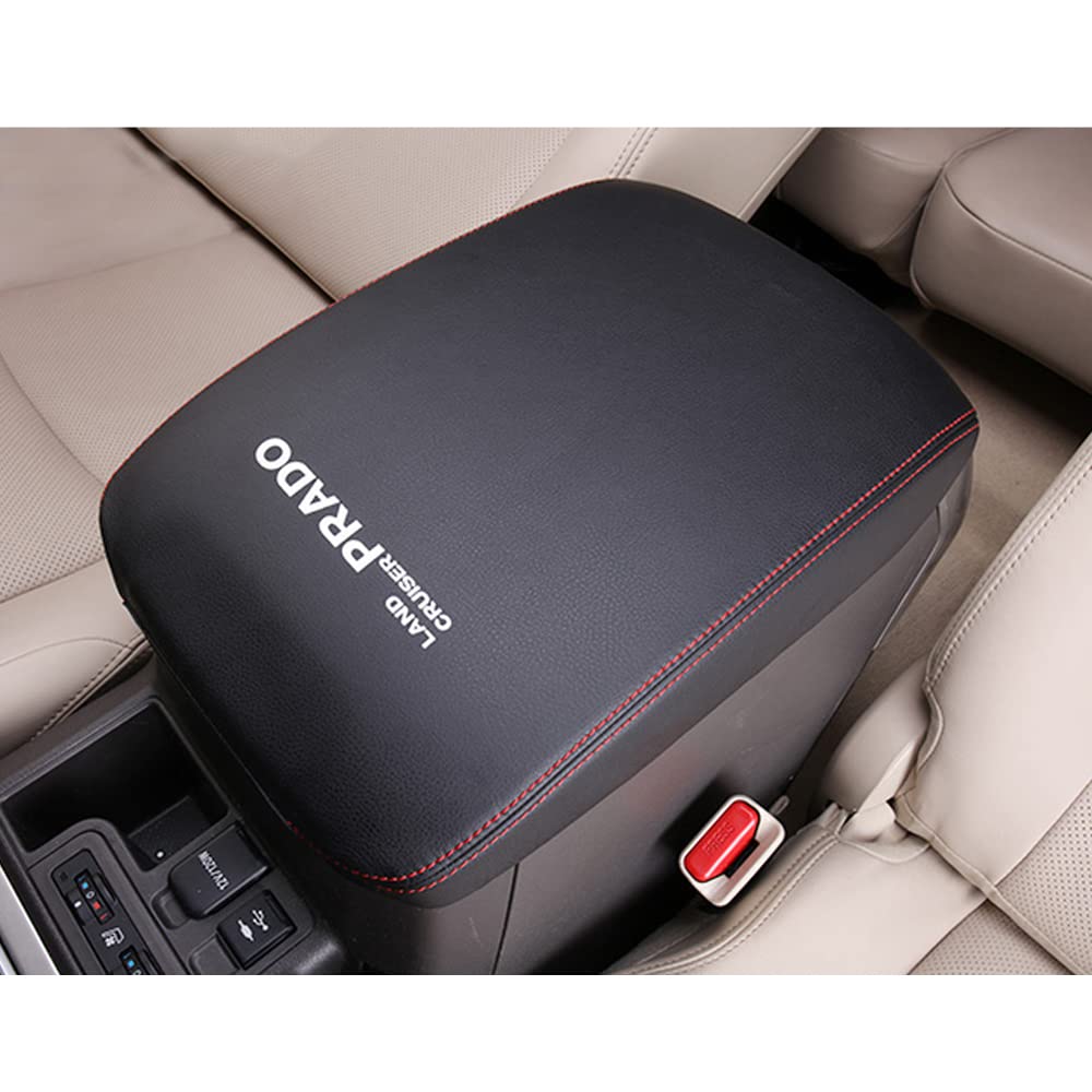 

Boyous чехол подлокотника из композитной кожи для Toyota Land Cruiser Царапины и пятна Салон Центральная консоль Консольный бокс кожаная Деталь на заказ Совместимая чёрный