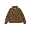 Unisex Vintage Streetwear Oversized PU Jacket Casual Outerwear Youth