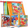 Magnetic Puzzles Portable Book Vehicle Ocean Dinosaur Jigsaw Montessori Early Education With Magnet Boys Girls Toys For Children