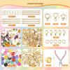Dream 286-Piece Enamel Alloy DIY Charm, Pendant & Keychain Set