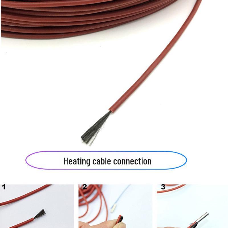 12K Kohlefaser Elektrischer Heizdraht für Fußbodenheizung, Decken & Inkubatoren