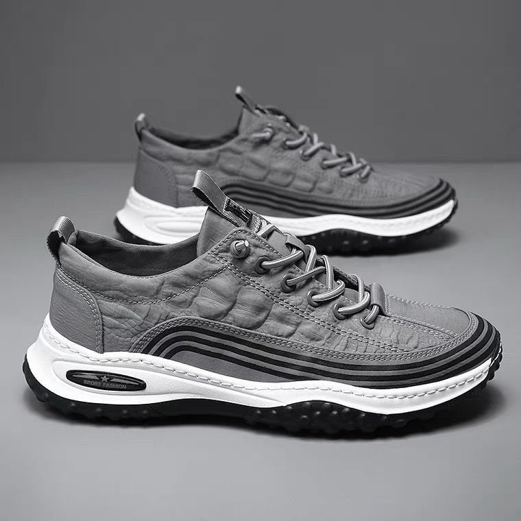 

Cloth shoes men s summer ice silk breathable and deodorant sports and leisure board shoes trend non-slip and wear-resistant versatile low-top canvas 39