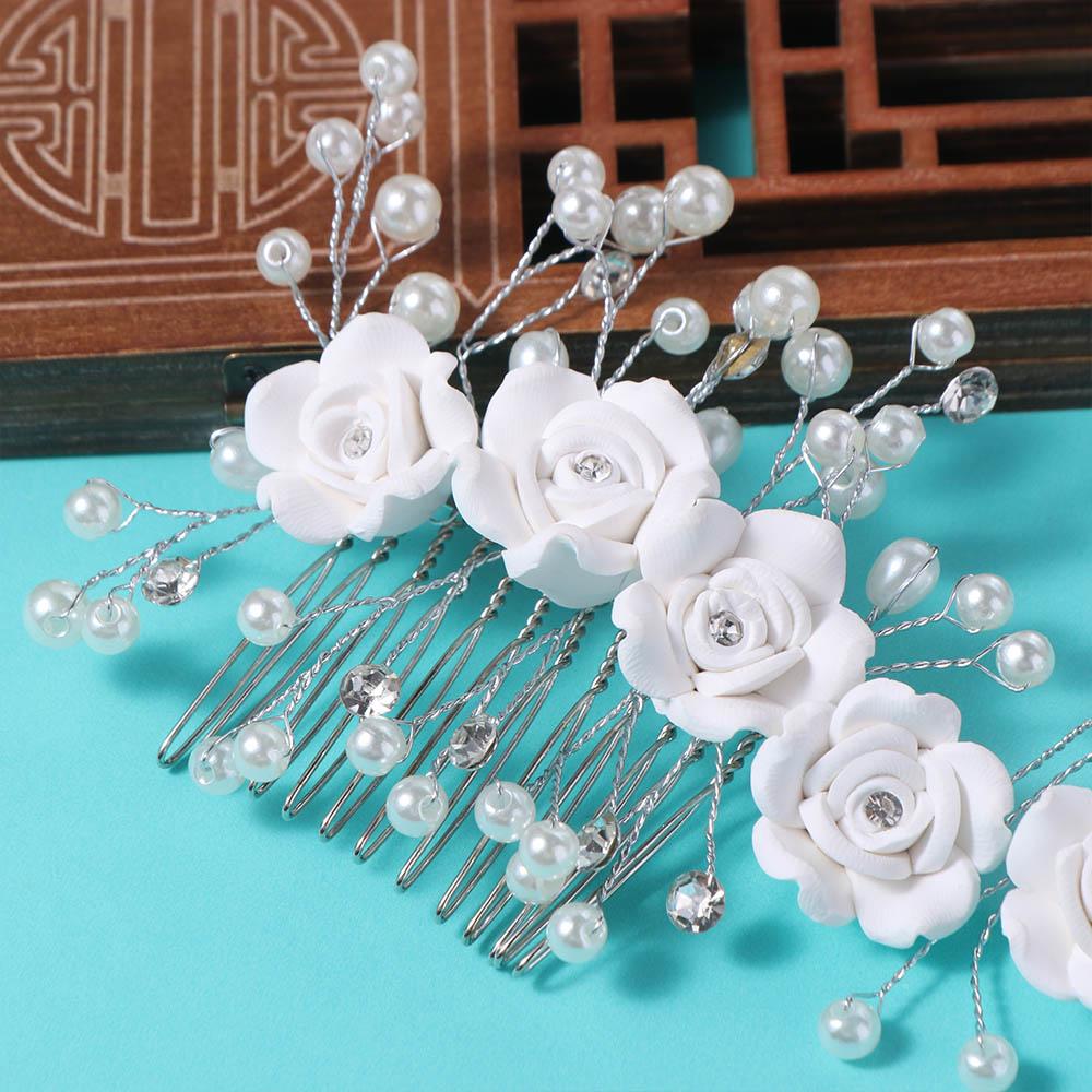 Handmade Bridal Headdress Exquisite Wedding Headwear Elegant Bridal Headwear  Hair Accessories