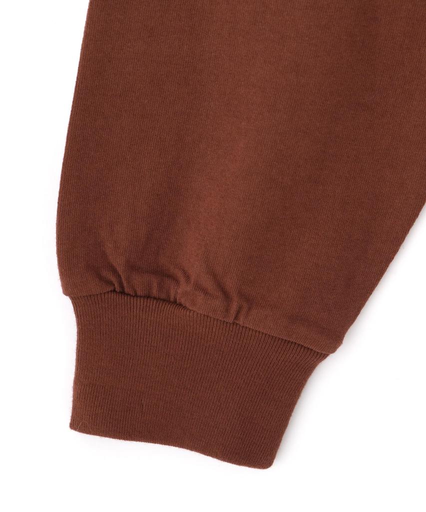 Schott Color Flocky Bulldog Long Sleeve T-Shirt, Men's, Size XL, 050, Brown, 782-4230013