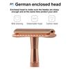 Classic Manual Shaver With 10 Shaving Blades Aluminum Double Edge Safety Razor for Men's Shaving and Women's Hair Removal Tool