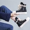 Fashion High-top Shoes, Thick-soled Women's Shoes, Canvas Boots, Lace-up Casual Boots, Women's Sports Shoes, Men's Sports Shoes