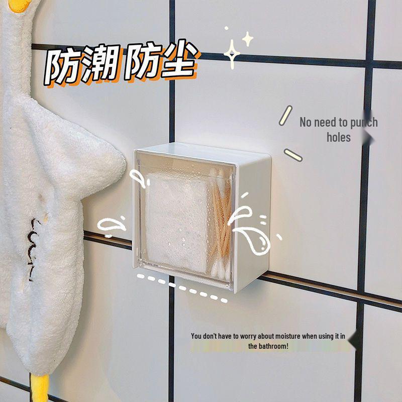 Wall-Mounted Bathroom Mirror Cabinet with Storage Shelves