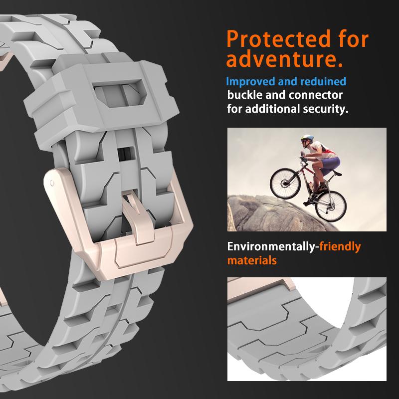 1 szt. Silikonowy pasek do Apple Watch S10 46mm dla Apple Watch Pasek mechaniczny 9 8 7 6 5 4 Ultra 2 49mm 45mm 44mm 42mm Bransoletka Akcesoria do smartwatcha