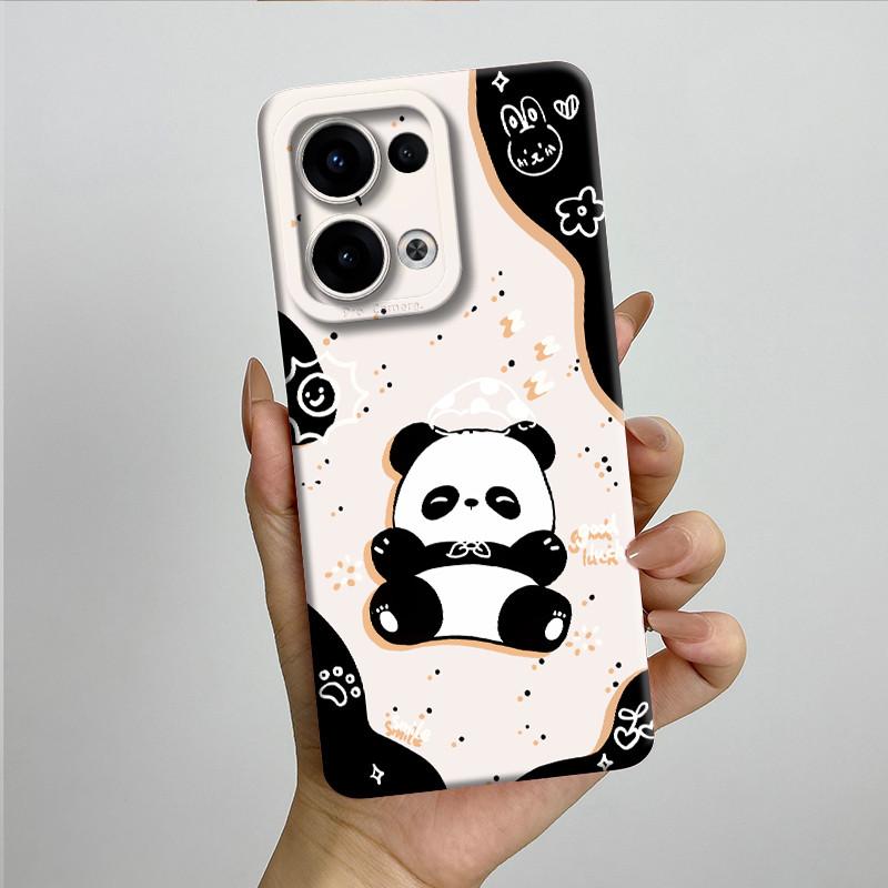 For OPPO Reno 13 CPH2689 Reno13 Phone Case Soft Silicone Funda Sweet Painted Fashion Cartoon Bumper Coque Printed Back Cover