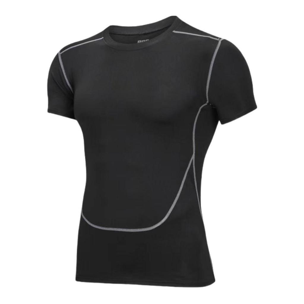 Men's Summer Stretchy Quick-Dry Sports T-Shirt – Breathable, Moisture-Wicking Short Sleeve for Running and Fitness