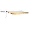 Electric Retractable Awning Yellow White Anthracite 3 X 2 M