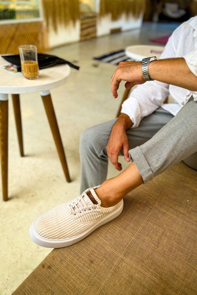 Chekich H New Collection CH173 Velluto Men Shoe White Black Brown Tan