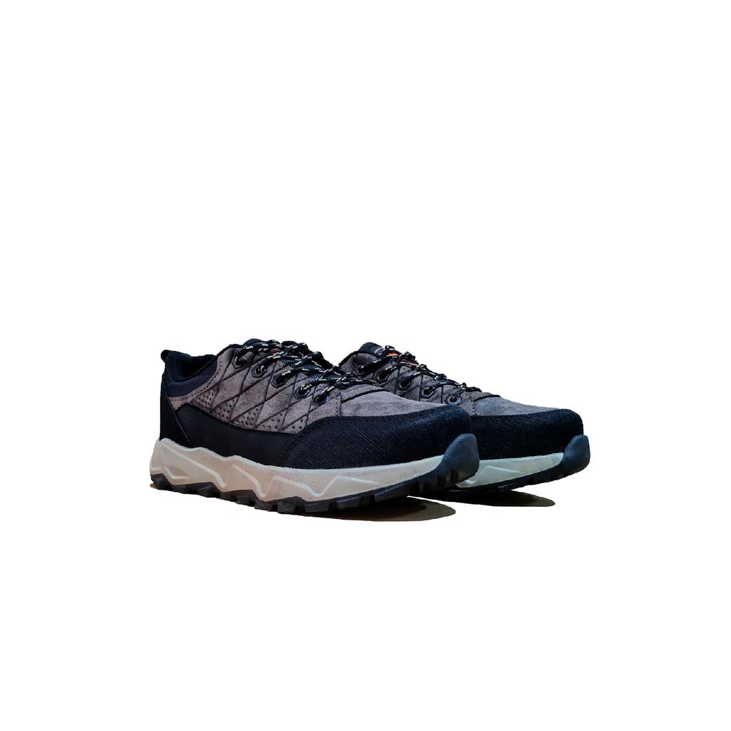 Rubber Sole Walking Casual Men's Trekking Shoes Black Brown Mink Bp-dkrs-114y