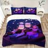3 Stück Rapunzel & Flynn Schwebende Laternen Bettbezug-Set - Weich und Gemütlich Schlafzimmer, Gästezimmer und Wohnheim Dekorative Bettwäsche 3-teiliges Set 1 Qui