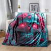 1pc Whimsical Skull Blanket Soft Throw for Home Decor, Gift Idea for and , Seasonal Use .K100