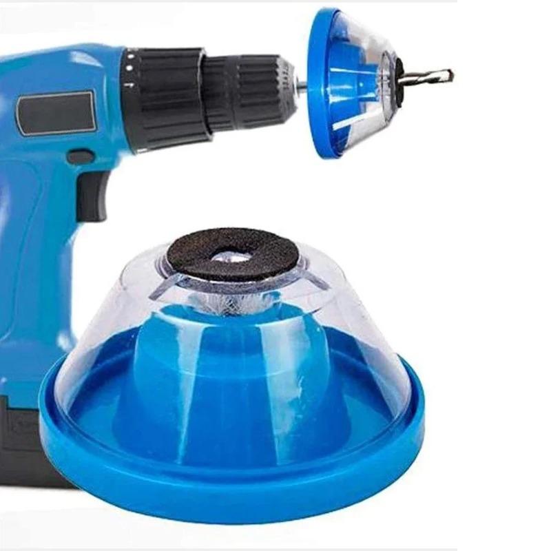Fine Powder Settles Across The Room Products Drill Dust Collector & Display Case 4 - 10mm Power Tool Drill Bit Accessories