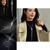 Decorative Long Elegant Necklace For Women In Alloy With Geometric Design And Accents Crystal