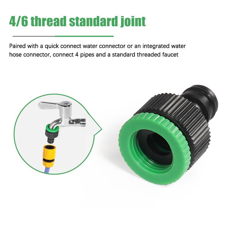5Pcs 1/2''Or 3/4" Garden Quick Water Inlet Hose Tap Fitting Adaptor Gardening Tool Accessories