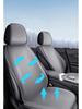 Ice Silk Non-Slip Car Seat Cushion Set - Summer Cooling with Backrest & Square Cushion