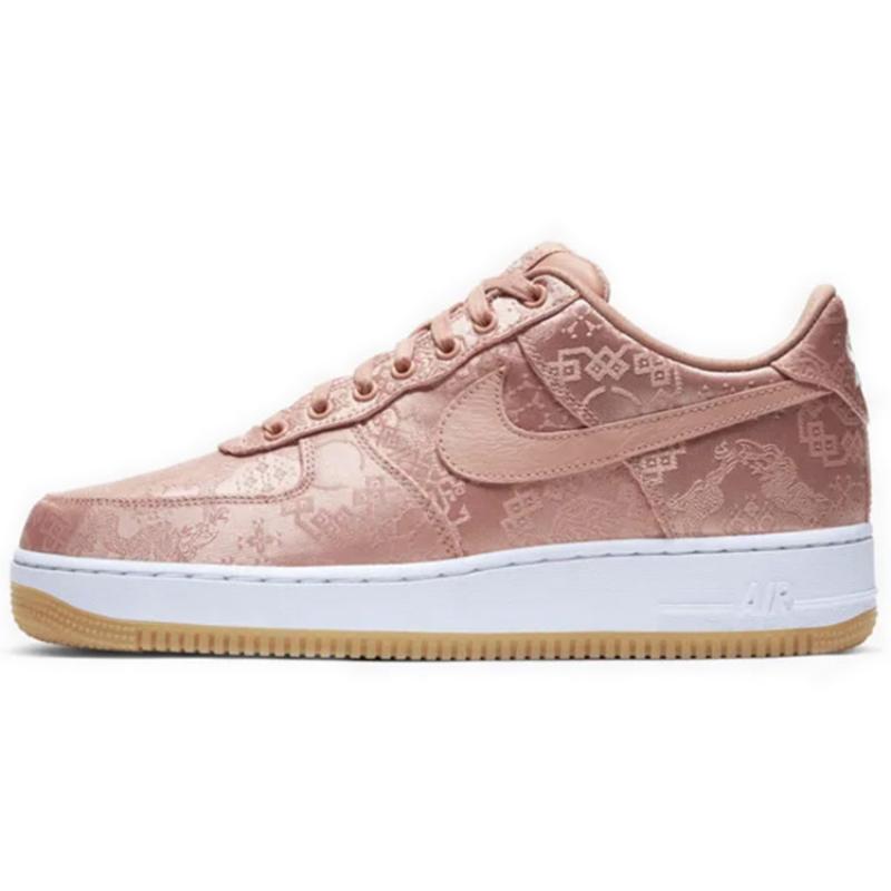 

Nike Air Force 1 Low Clot Rose Gold Silk Regular Box Sneakers CJ5290-600 42.5
