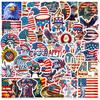 50 American Independence Day Celebration Stickers Doodle DIY Laptop Skateboard Luggage Waterproof Stickers Paper