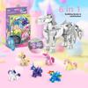 6-i-1 My Little Pony Byggklossar Blind Box Equestria Girls Figur Twilight Sparkle Byggklossar Tecknade Leksaker För Barn