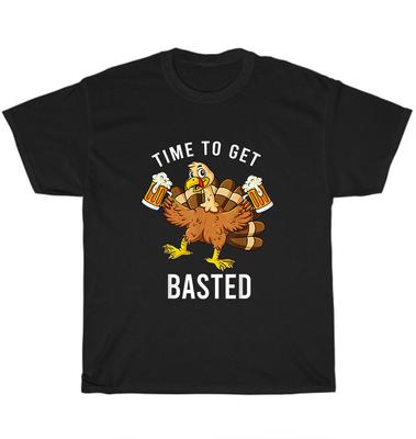 Thanksgiving Heure de se faire arroser Dinde Fête de la bière T-shirt Unisexe Cadeau