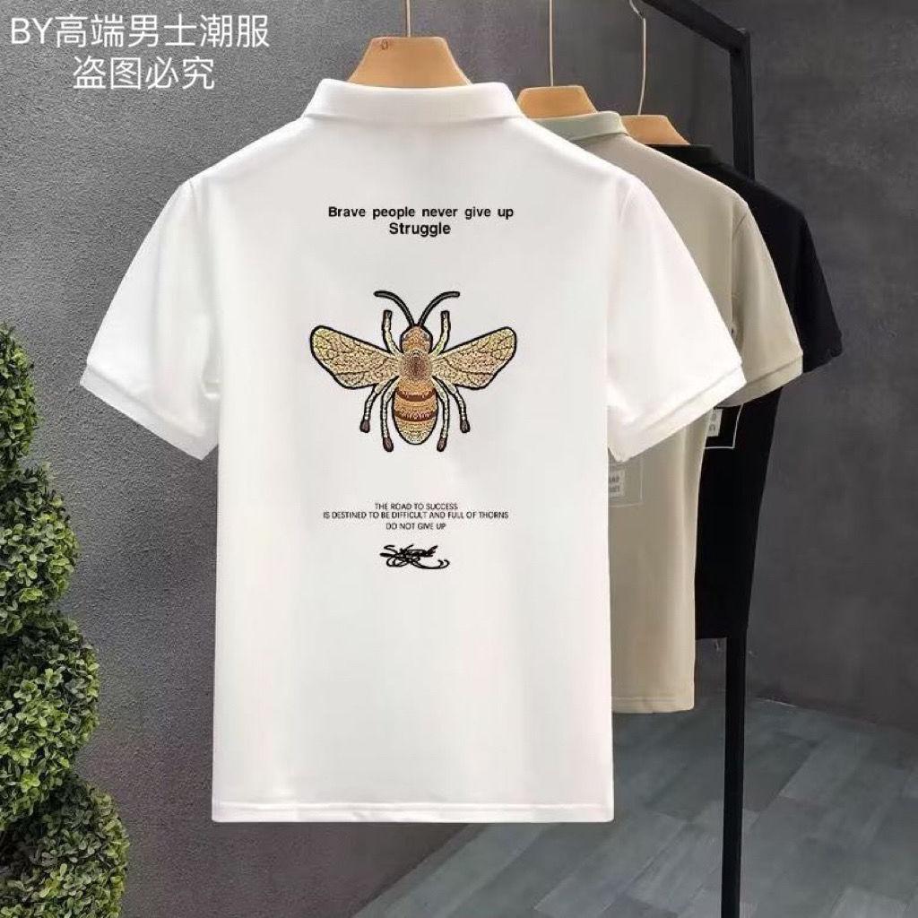 Summer Polo Shirt Paul's Loose Wearing Collared Men's Short-sleeved T-shirt Casual Half-sleeved Plus Size