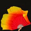 10/20/30cm Half Circle Silk Kids Children Bamboo Fans  Veil Pairs Yangko Dance Tools