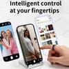 Smart Ring with Touch Display Screen, Wireless Charging, Health Manager, 5 ATM Waterproof For Men Women Smart Rings R12 R08