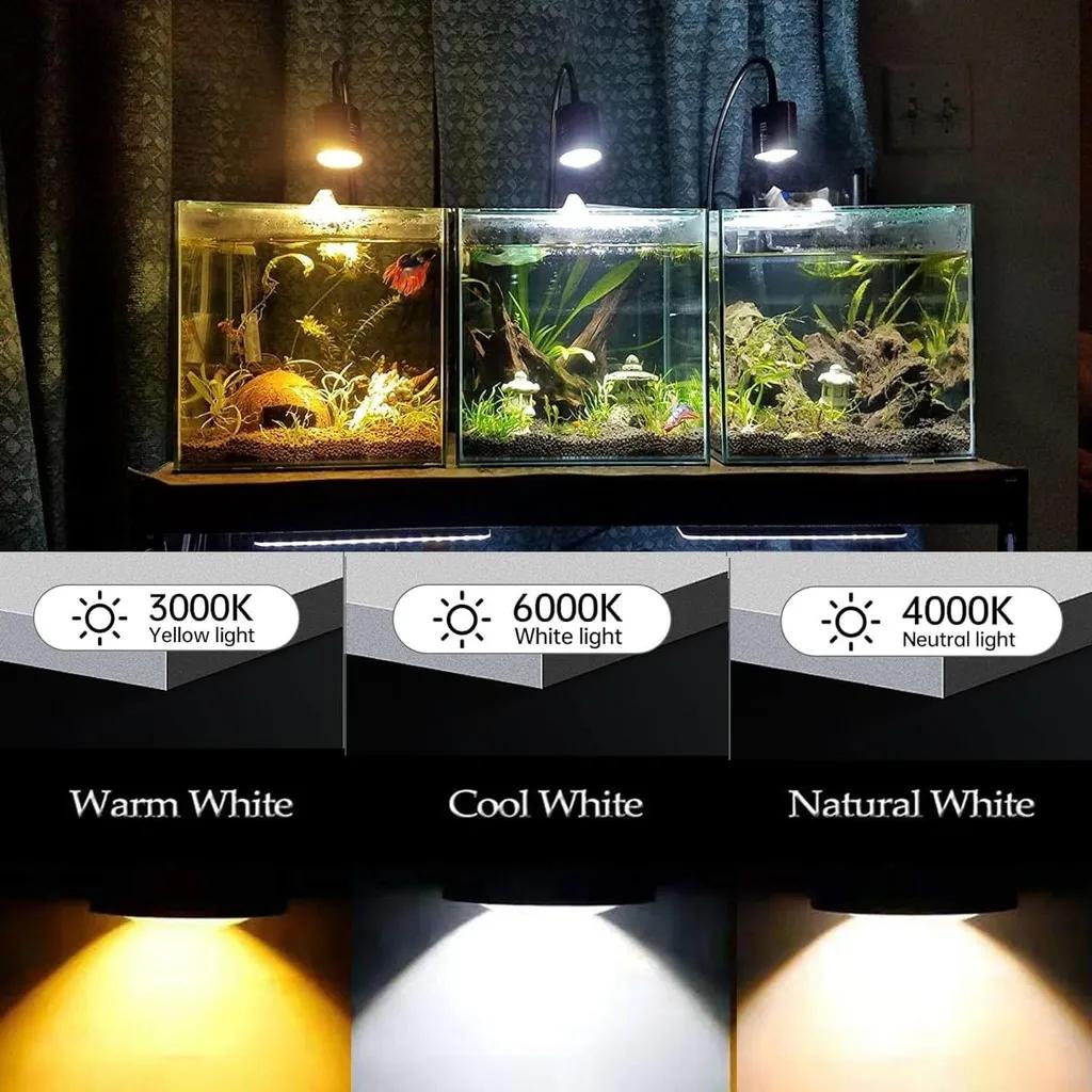 USB Aquarium Light Lighting Plants Grow Light Super Slim LED 3W Aquatic Plant Lighting Waterproof Clip-on Lamp For Fish Tank