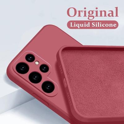 Custodia per telefono in silicone liquido originale per Xiaomi Redmi Note 12 11 10 Pro 11S 10S A1 10C 10A Poco X4 X3 NFC M5 M4 M3 Pro 4G 5G copertura quadrata antiurto