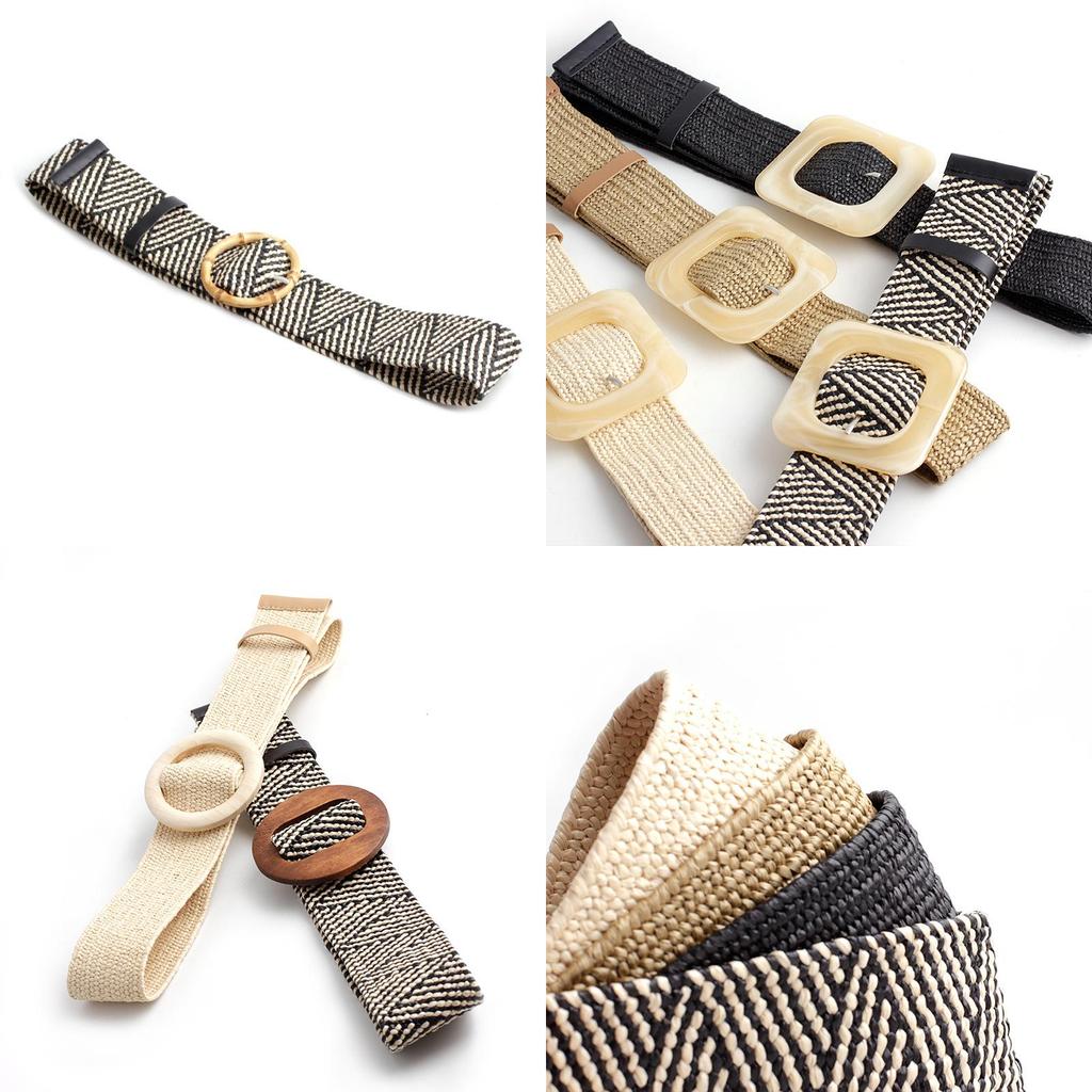 Versatile And Chic Woven Waist Belt For Women In Multiple Colors And Designs Ideal For Summer