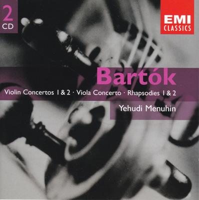 CD BLA BARTK  YEHUDI MENUHIN  Violin Concertos 1  2  Viola Conc 724358548723 EMI Classics 2003 Europe Classical Used