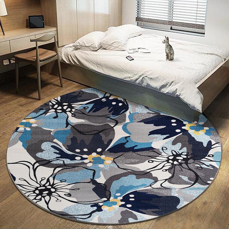 Wohnzimmer Runder Teppich Geometrisch Abstrakt Couchtisch Sofa Teppich Zuhause Schlafzimmer Bettvorleger