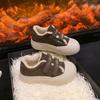 Velcro Sports Board Shoes Women's 2025 Autumn and Winter New Versatile Thick-soled Lightweight Casual Moral Training Shoes Velvet Bread Shoes