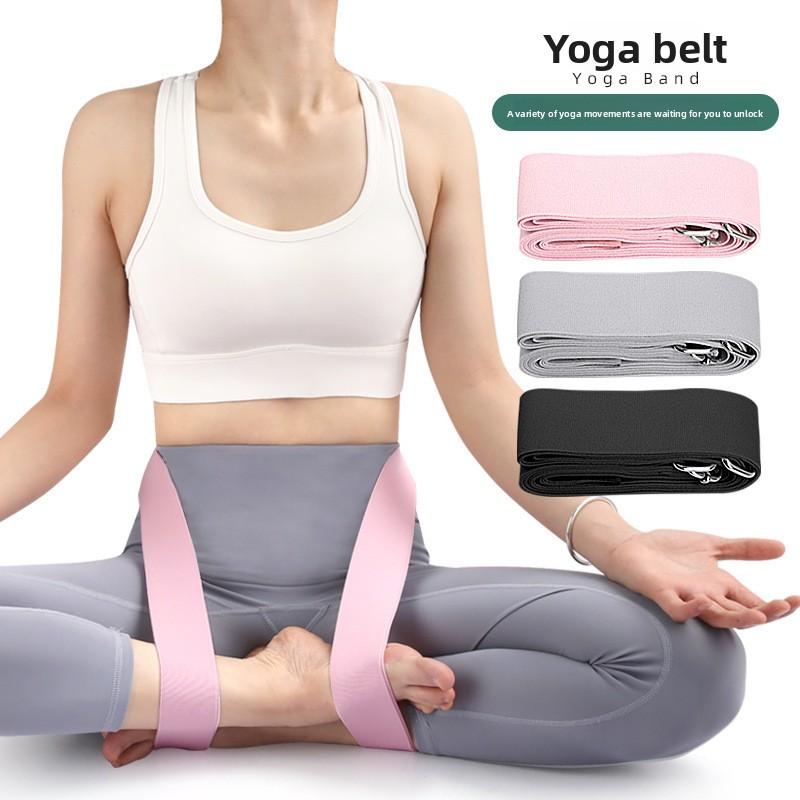 

Multi-purpose Fitness Products Cross-leg Straps Meditation Meditation Assisted Sitting Yoga Stretching and Stretching Elastic Elastic Bands рожевий