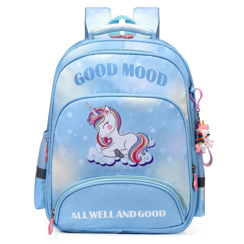 Spacious And Breathable Unicorn Cartoon Backpack For Kids Ideal For School Use