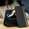 Leather Electroplating Holder Pen Slot Tape Phone Case for Samsung Galaxy Z Fold 6 5 4 3 Fold5 Fold4 Fold3 Magnetic Flip Cover