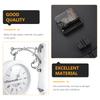 Pcs Double Sided Rotation Wall Clock Retro Hanging Home Decor Office Bedroom Living Room Timepiece Glass Plastic Vintage Clocks