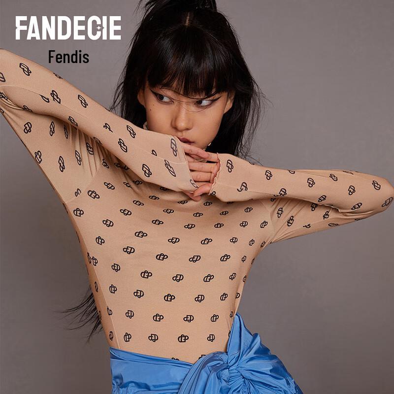 

Fandecie Women s Turtleneck Base Layer Top FD00105 M