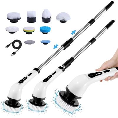 9-in-1 Electric Cleaning Brush Multifunctional Kitchen Bathroom Cleaning Brush Rotary Wireless Electric Spin Cleaning Machine