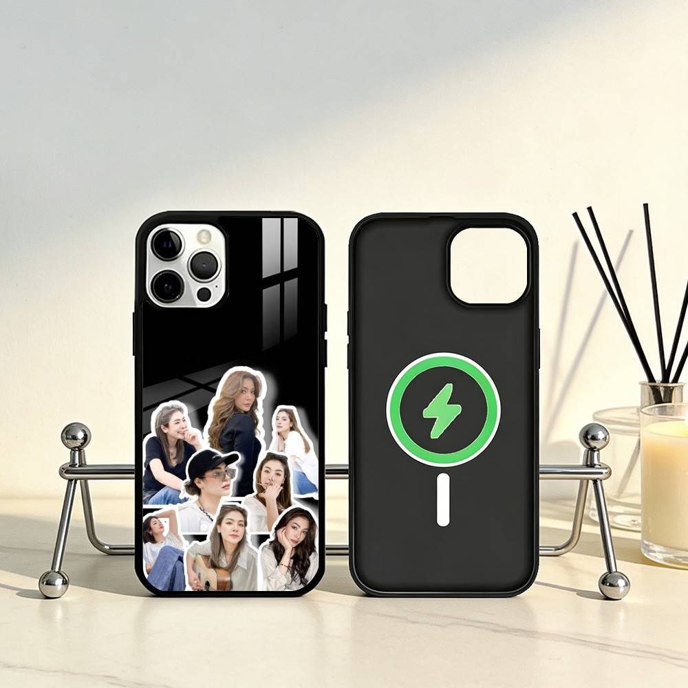 P-Peraya M-Malisorn Faye Handyhülle Für iPhone17,16,15,14,13,12,11 Plus,Pro Max Magnetisch Für Magsafe Kabelloses Laden