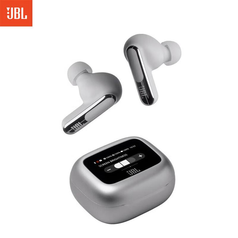 

JBL LIVE BEAM 3 TWS Noise-Cancelling Earbuds with Touchscreen Charging Case