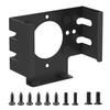 Mini Desktop Computer Metal Mount Heavy Duty Anti-Slip Behind Monitor Under-Desk Mini Computer Holder