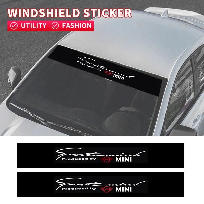Car Front Windshield Stickers Auto Decorative Decals For MINI E90 COOPER S JCW R55 R56 R60 R61 F54 F55 F56 F57 F60 One R50 Ycahd11