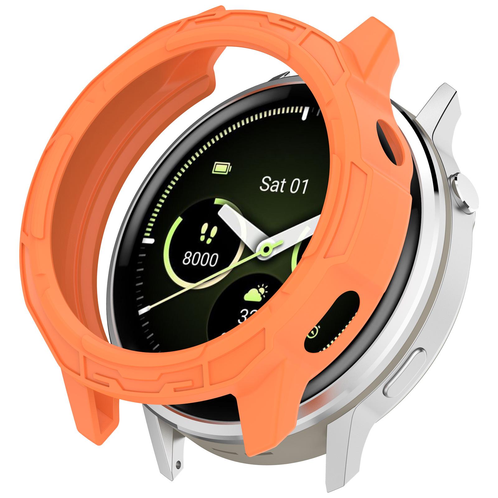

Захисний чохол для Garmin Venu 4 41ММ / 45ММ Ударостійкий М який силікон Ударостійкий Захисний корпус для смарт-годинника Garmin Venu 4 41MM помаранчевий