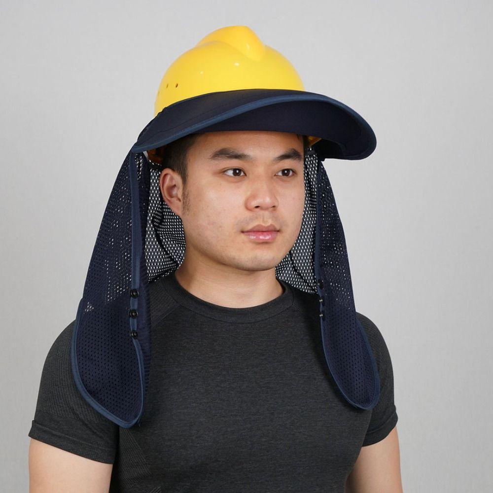 Breathable Hard Hat Sun Shield UV Protection Construction Cap Cover Travel