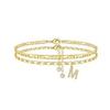 26-Letter Stackable Women's Anklet Set: Fashionable & Simple Summer Jewelry